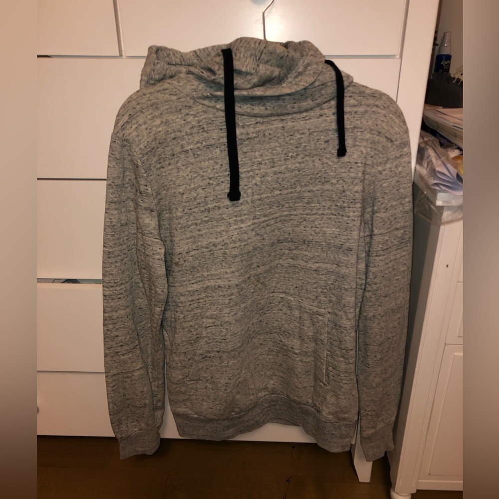 H&M grey and black cowl neck hoodie